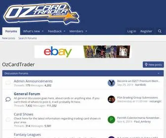 Ozcardtrader.com.au(Australian Trading Card forum. Join other Aussies (and NZ'ers)) Screenshot