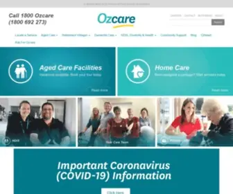 Ozcare.org.au(Aged Care) Screenshot