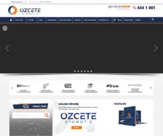 Ozcete.com.tr(Özçete Otomotiv A.Ş) Screenshot