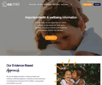 Ozchild.org.au(Foster care Victoria) Screenshot