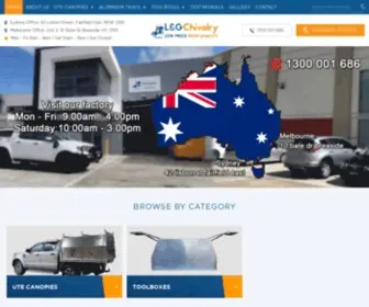 Ozchivalry.com.au(Ute Canopy Manufacturer Sydney & Melbourne) Screenshot