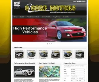 Ozcorpmotors.com.au(Ozcorp Motors) Screenshot