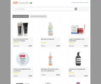 Ozcosmetics.com.br(Comprar cosméticos Brasil) Screenshot