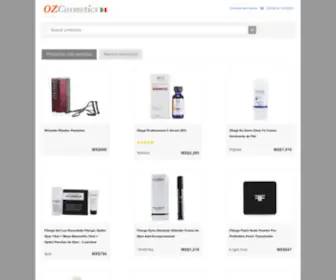 Ozcosmetics.com.mx(Comprar Cosméticos en México) Screenshot