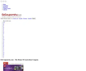 Ozcoupons4U.com(Find Discount Promo Codes and Coupons in Australia) Screenshot