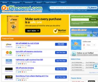 Ozcoupons.com(Online Coupons) Screenshot
