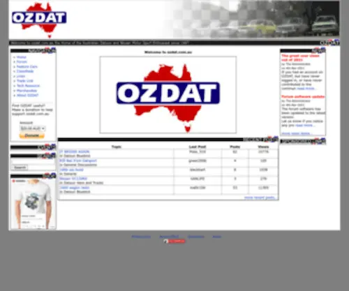 Ozdat.com.au(Datsun) Screenshot