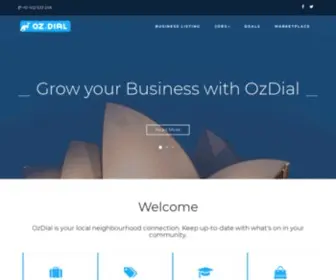 Ozdial.com(Australial Business Promoter) Screenshot