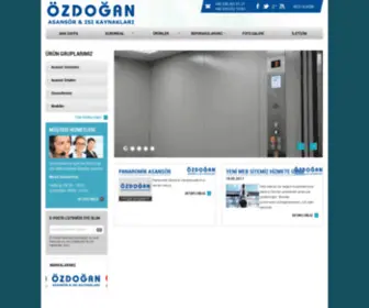 Ozdoganasansor.com(Asansör kabinleri) Screenshot