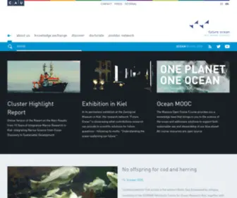 Ozean-Der-Zukunft.de(Forschungsschwerpunkte der Christian) Screenshot