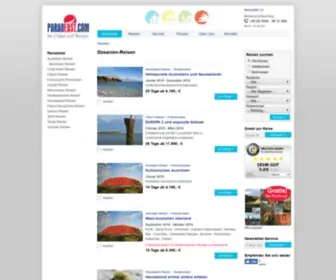 Ozeanien-Entdecken.de(Reiseportal für Ozeanien) Screenshot