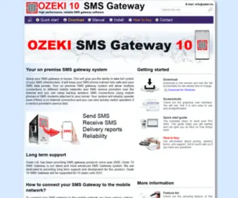 Ozeki-SMS-Gateway.com(Ozeki SMS Gateway) Screenshot