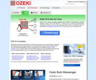 Ozeki.hu(Ozeki 10 is a great messaging software) Screenshot