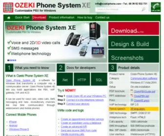 Ozekiphone.com(Ozeki VoIP PBX for Windowsproduct of the year Home) Screenshot