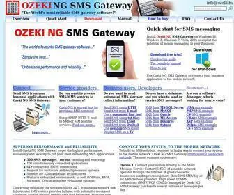 Ozekisms.com(SMS Gateway Software for Windows with SMPP) Screenshot