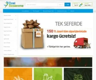 Ozelbeslenme.com(Glutensiz, Vegan, Organik Ürünler Online Satış) Screenshot