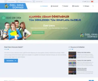 Ozeldersdunyasi.com(Özel Ders Dünyası) Screenshot