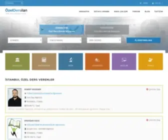 Ozeldersilan.com(Özel Ders İlanları) Screenshot