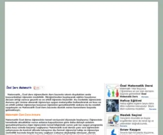 Ozeldersmatematik.net(Özel Ders Matematik) Screenshot