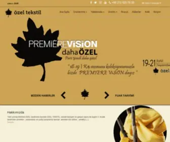 Ozeltekstil.com(Özel) Screenshot