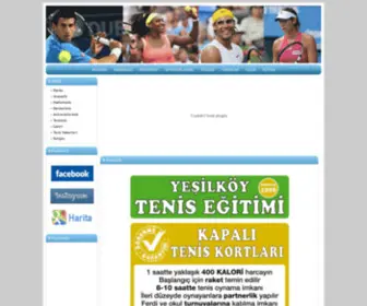 Ozeltenisdersi.com(KAPALI TENİS KORTLARI) Screenshot