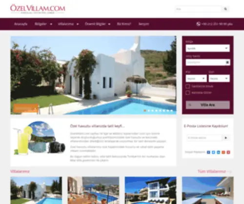 Ozelvillam.com(Villalarımız) Screenshot