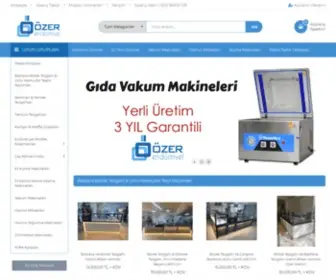 Ozerendustriyel.com(Ãzer EndÃ¼striyel Mutfak) Screenshot