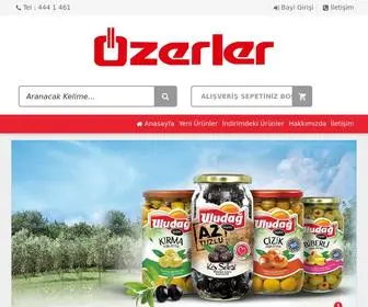Ozerleras.com(Özerler Gıda) Screenshot