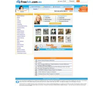 Ozfreeads.com.au(Post a free ad) Screenshot