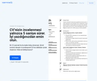 Ozgecmis.app(Mükemmel Bir CV Oluştur) Screenshot