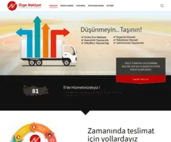 Ozgenakliyat.com(Trabzon Evden Eve Nakliyat & Asansörlü Taşımacılık) Screenshot