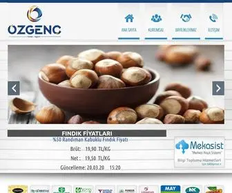 Ozgenctarim.com(Özgenç Tarım) Screenshot