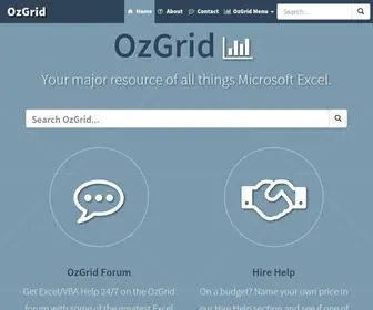 Ozgrid.com(Your major resource of all things Microsoft Excel) Screenshot