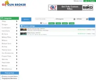 Ozgunbroker.com.au(Rifles) Screenshot