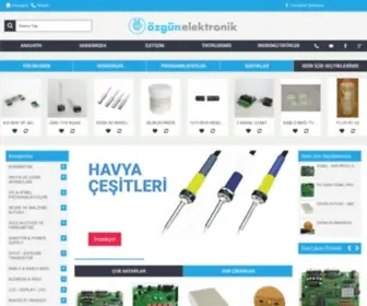 Ozgunelektronik.com.tr(Özgün) Screenshot