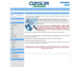 Ozgur.com(OZGUR TRACTOR AND COMBINE NEW REPLACEMENT PART) Screenshot