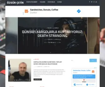 Ozgurcetin.com.tr(Özgür Çetin) Screenshot