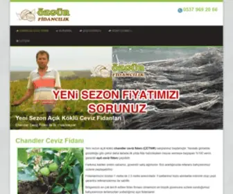 Ozgurfidancilik.com(Chandler Ceviz Fidanı) Screenshot