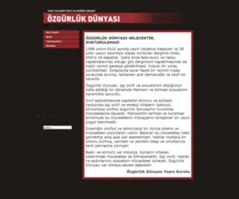 Ozgurlukdunyasi.org(Özgürlük Dünyası) Screenshot