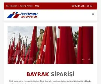 Ozguvenalbayrak.com(Türk bayrağı) Screenshot