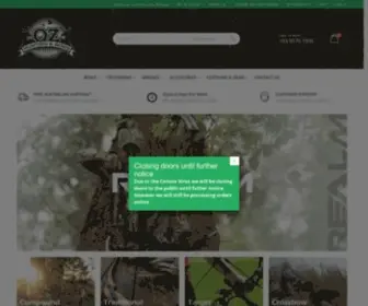 Ozhuntingandbows.com.au(Oz Hunting & Bows) Screenshot