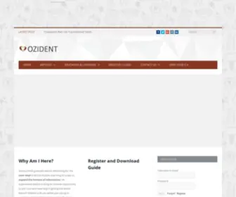 Ozident.com(Ozident) Screenshot