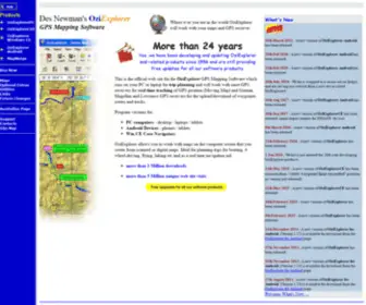 Oziexplorer.com(Official OziExplorer Web Site) Screenshot