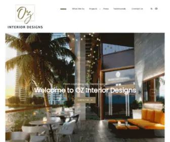 Ozinteriordesigns.com(OZ Interior) Screenshot