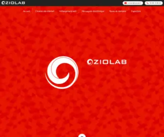 Oziolab.fr(Création site internet et hébergement web à Quimper) Screenshot