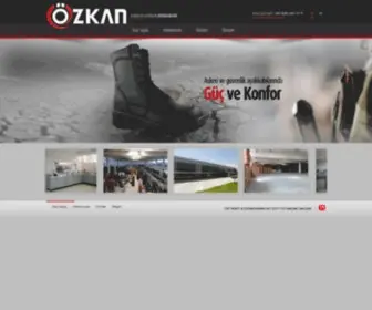 Ozkankundura.com(Özkan Kundura A.Ş) Screenshot