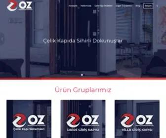 Ozkapi.com.tr(OZ Kapı Ostim Ankara) Screenshot