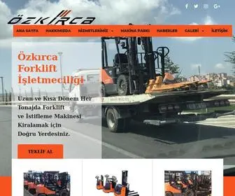 Ozkirca.com.tr(Forklift) Screenshot