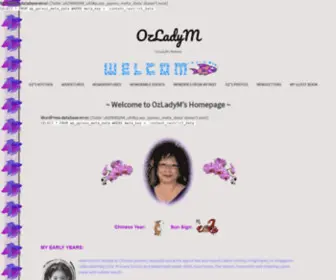 Ozladym.com(OzLadyM's Website) Screenshot