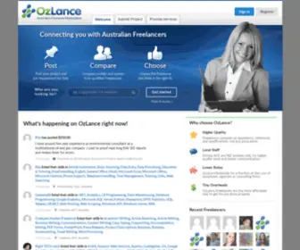 Ozlance.com(Find services) Screenshot